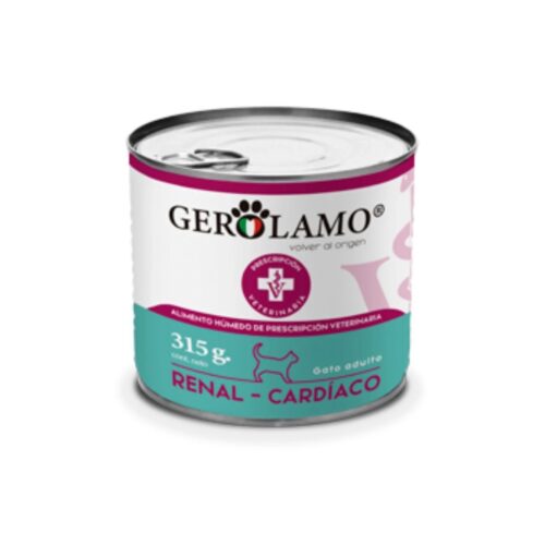 Gerolamo - Alimento humedo renal cardíaco 315 gr gato adulto