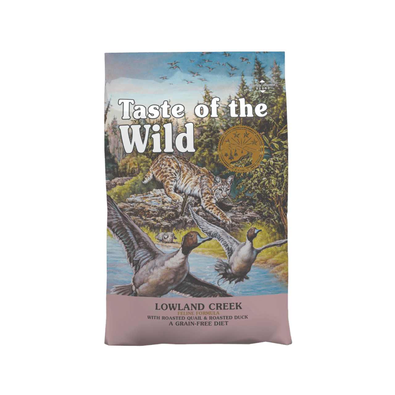 Taste of the Wild Lowland Creek Feline – Alimento de Pato y Codorniz para Gatos