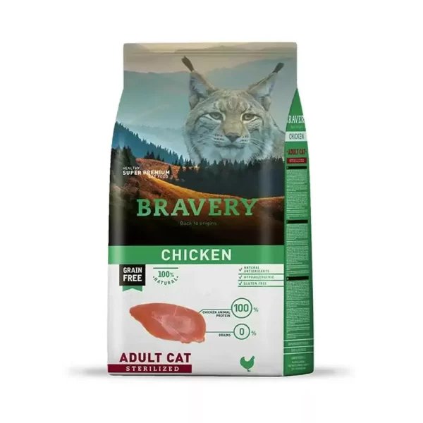 Bravery Chicken Adult Sterilized - Alimento para Gatos Esterilizados