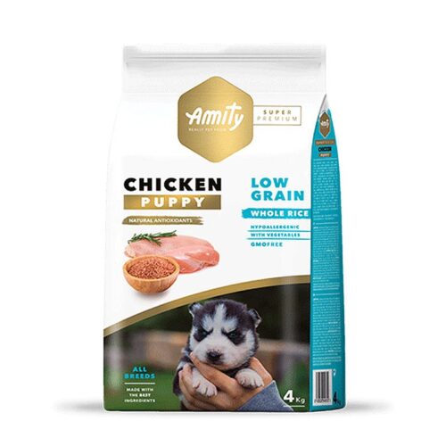 Alimento Amity Super Premium Low Grain Chicken Puppy para Cachorros
