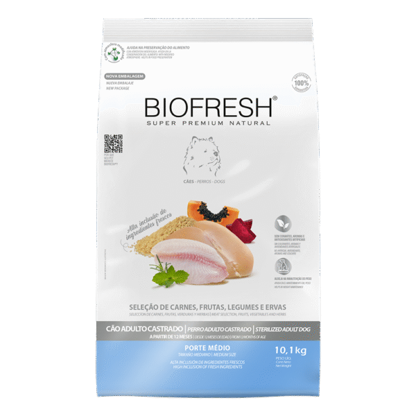 BIOFRESH - PERRO CASTRADO PORTE MEDIO 10,1KG