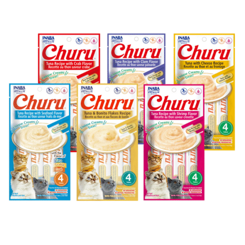 CHURU CAT CHICKEN/SHRIMP 14GR /4TUBES