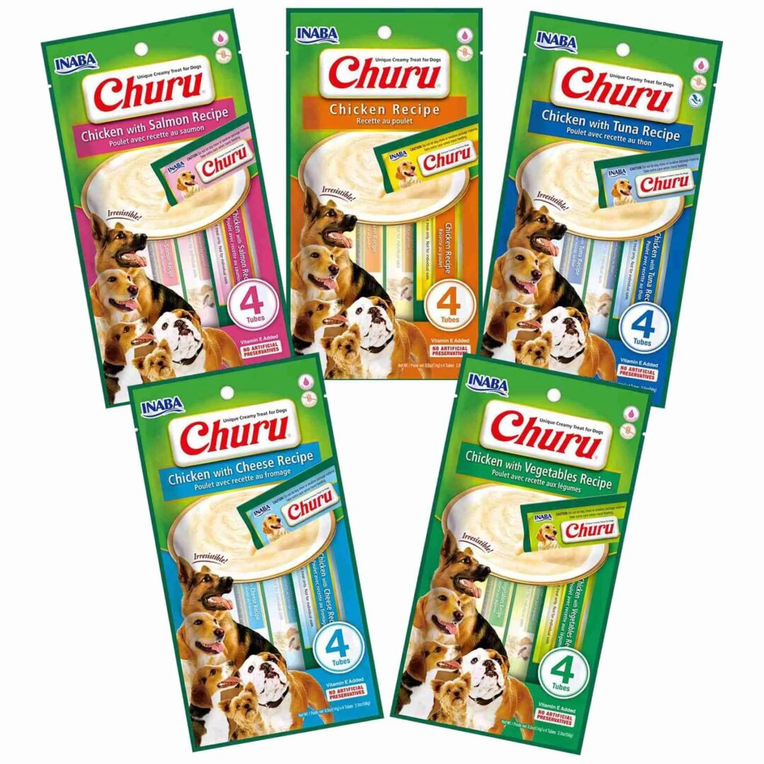 CHURU DOG CHICKEN 14GR /4TUBES