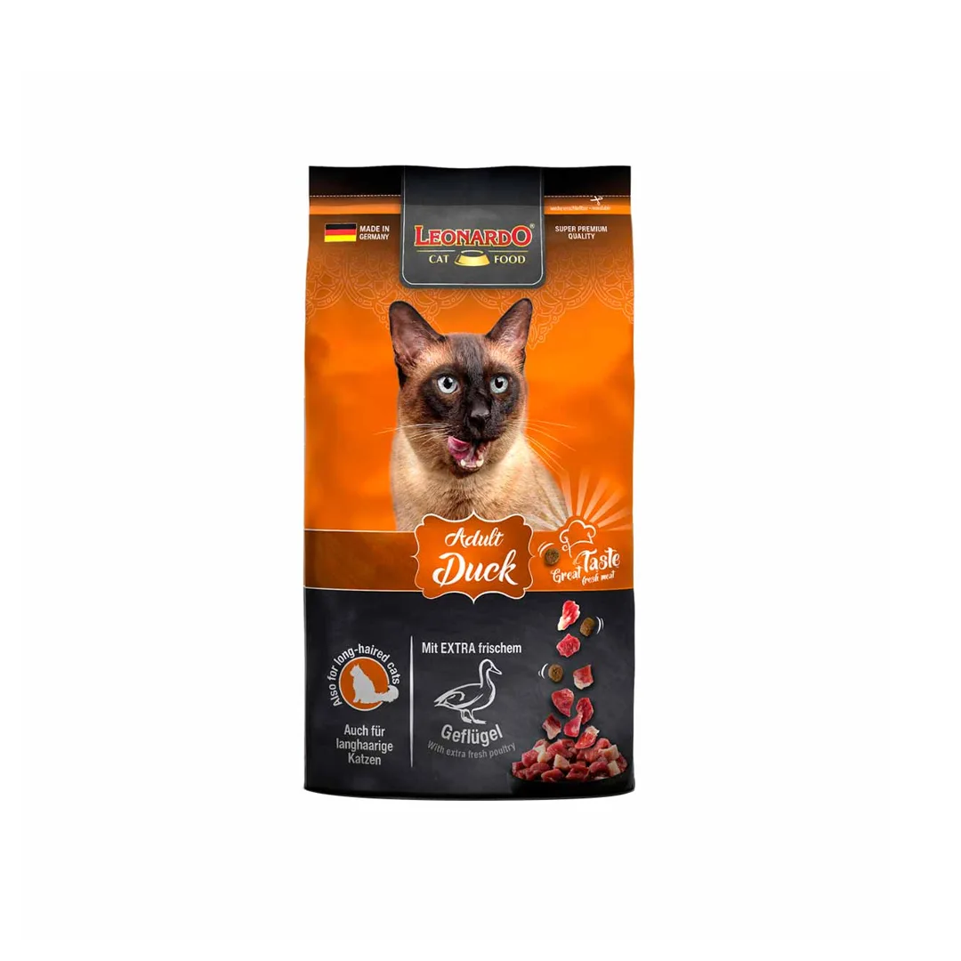 Leonardo Adult Duck Alimento para Gatos 1,8 kg