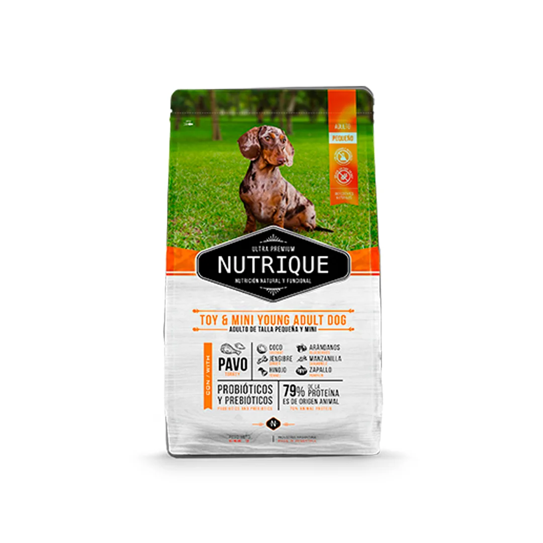 Nutrique Adulto Toy & Mini Pavo Alimento para Perros 3 kg