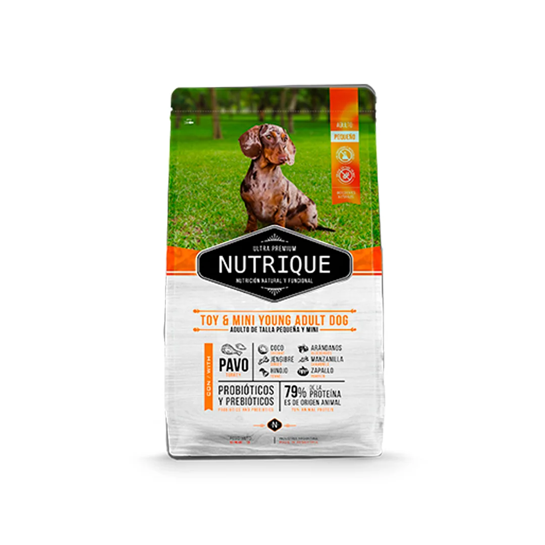 Nutrique Perro Premium Toy & Mini Young Adult Alimento para Perros 7,5 kg