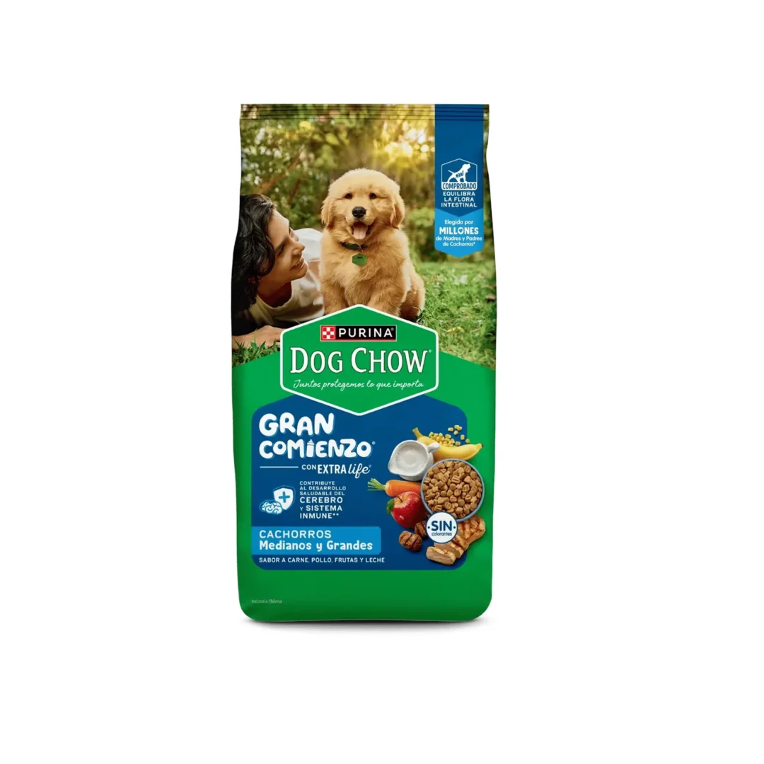 Purina Dog Chow Gran Comienzo Cachorros Medianos y Grandes 16,5 kg