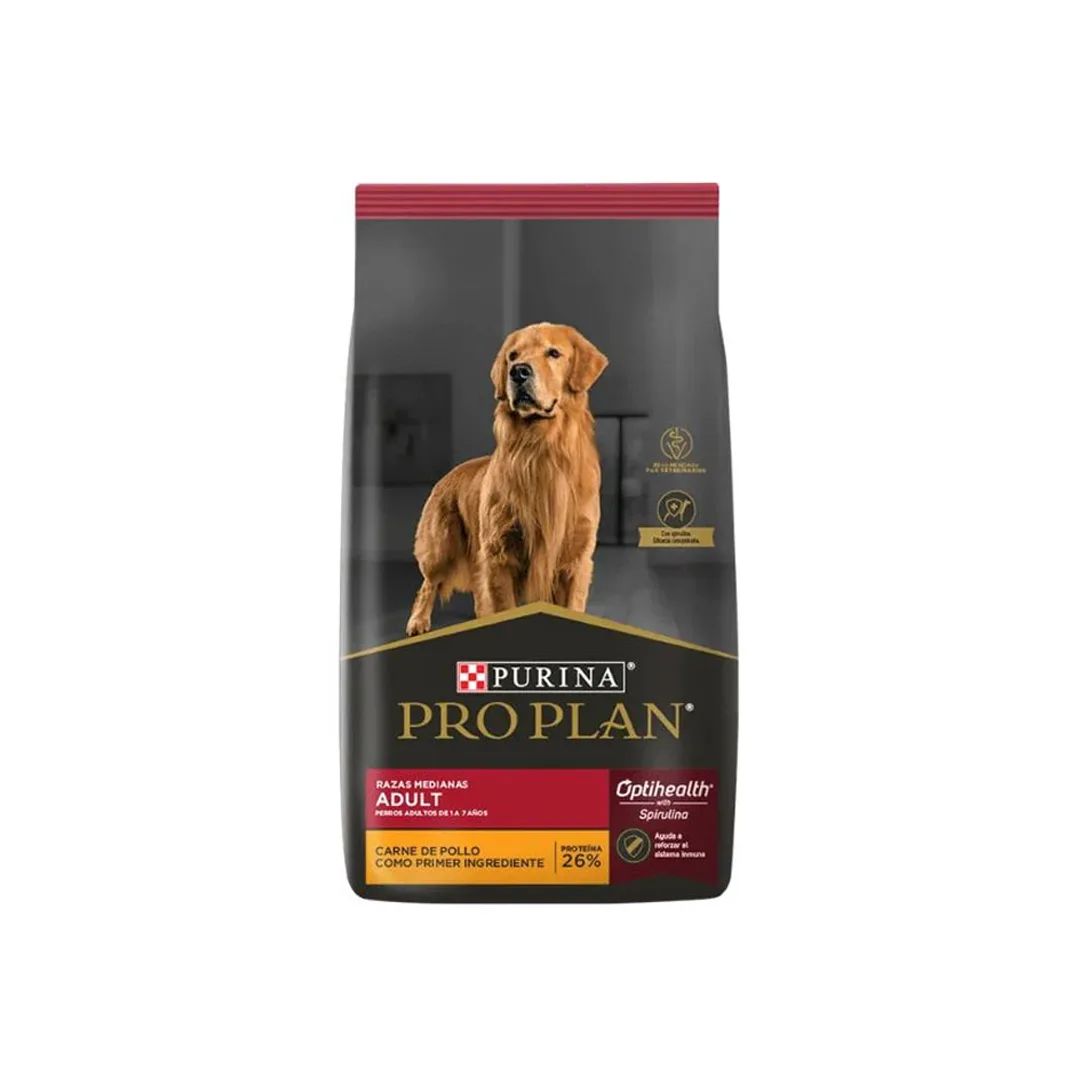 Purina Pro Plan Adulto Alimento para Perros Razas Medianas 12 kg