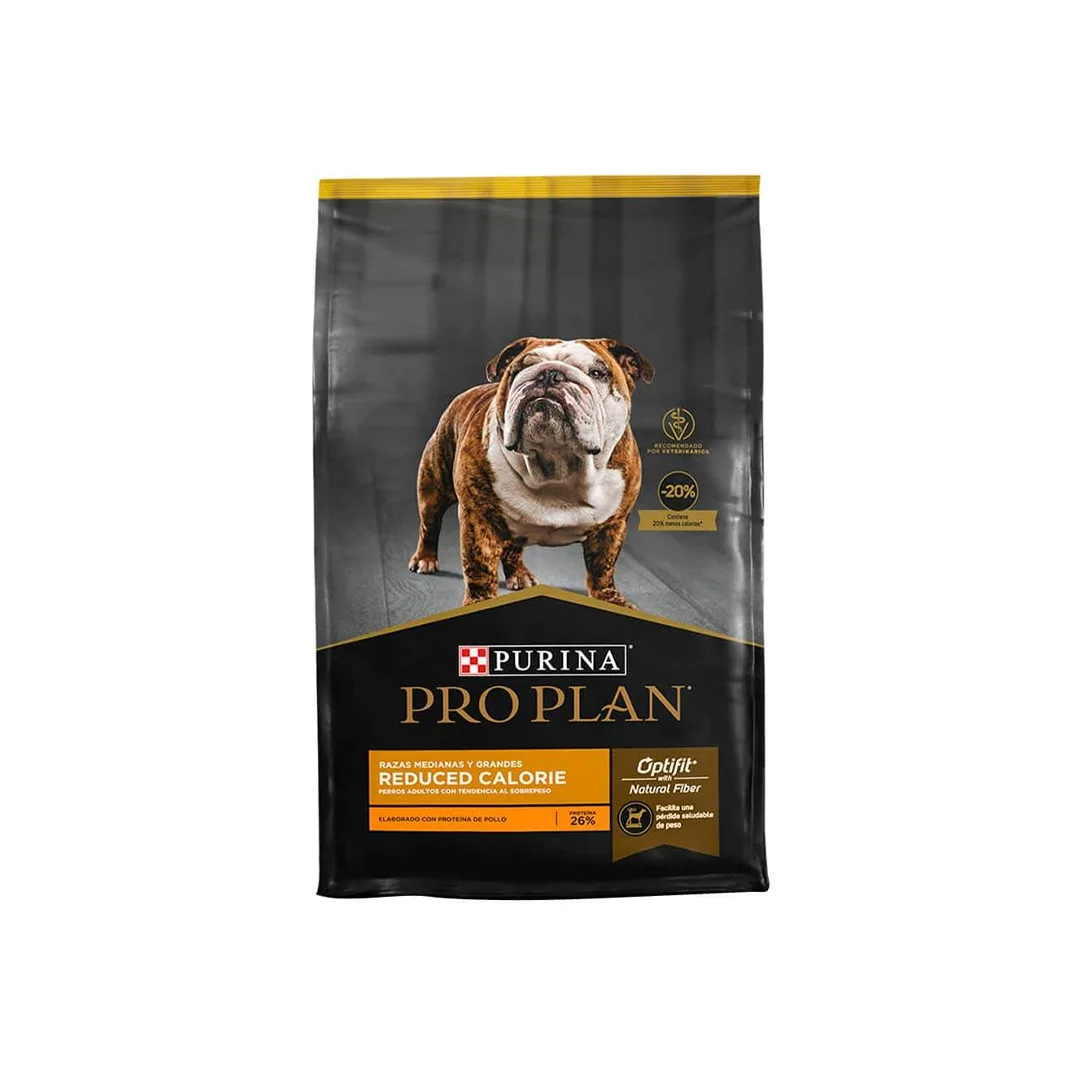 Purina Pro Plan Reduced Calorie Alimento para Perros Adultos Razas Medianas y Grandes 12 kg