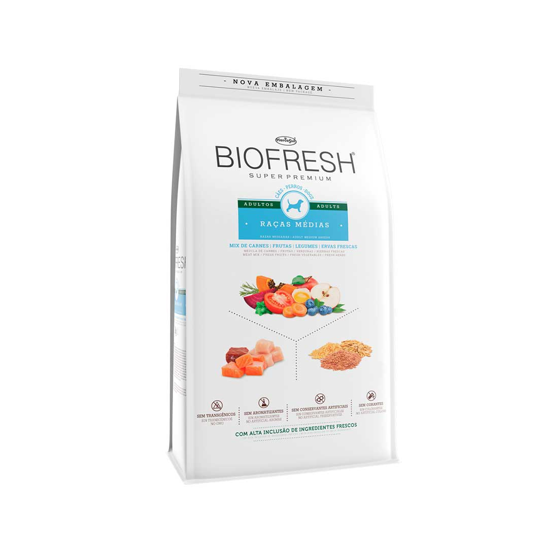 BIOFRESH PERRO ADULTO RAZAS MEDIANAS 3 KG