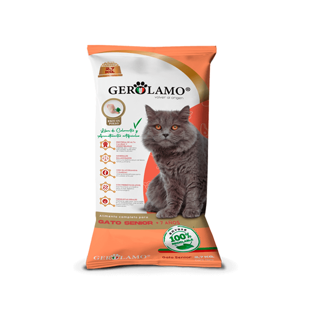 GEROLAMO GATO SENIOR 2.7 Kg