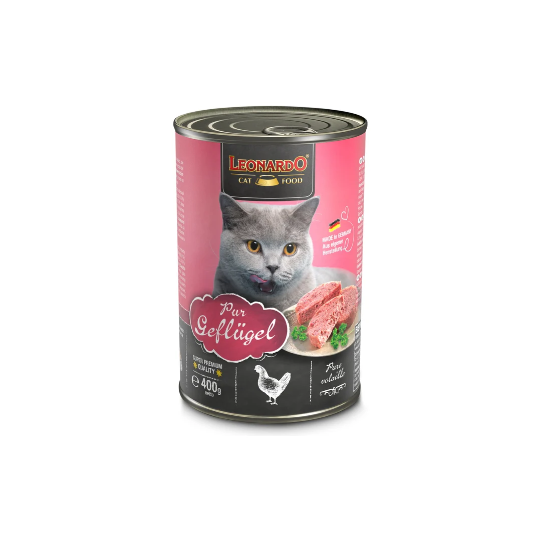 LEONARDO QS PURO EN AVE LATA  400 Gr