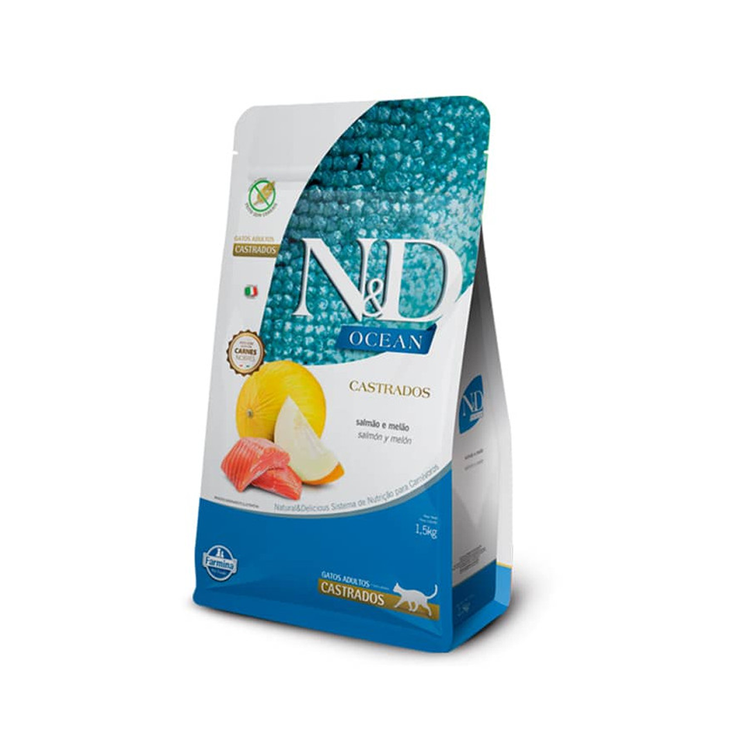 N&D OCEAN GATO ADT CASTRADO SALMON 1,5K