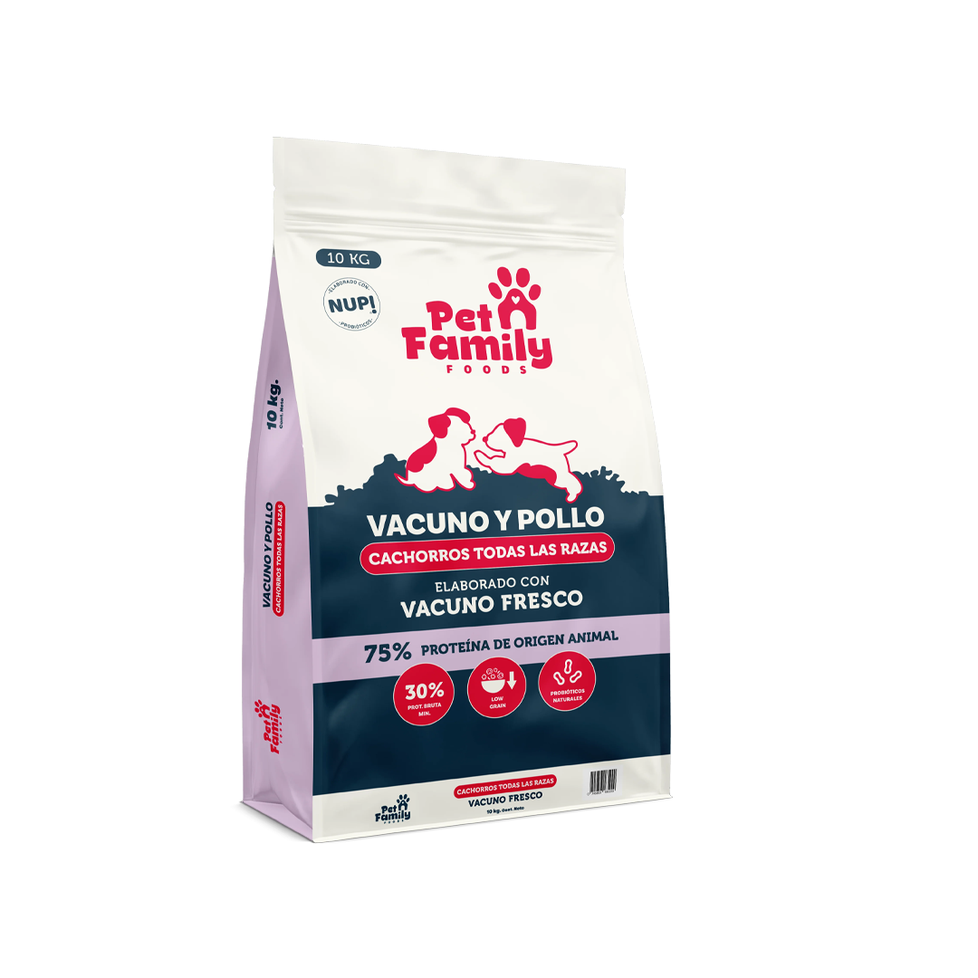 PET FAMILY PERRO CACHORRO 1O Kg